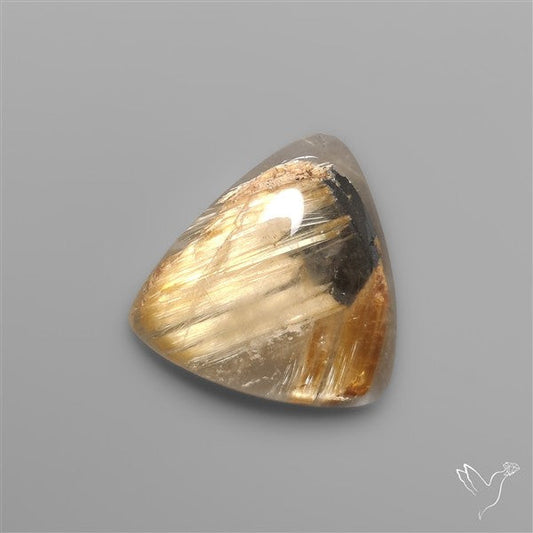 Star Golden Rutilated Quartz Cabochon