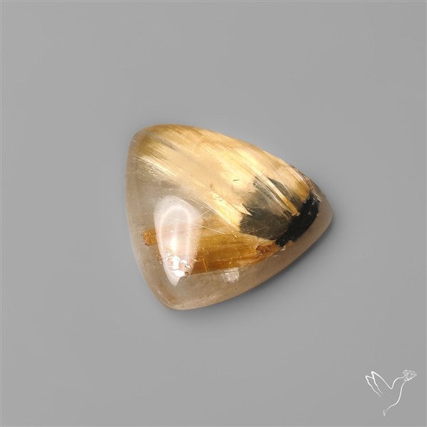 Star Golden Rutilated Quartz Cabochon