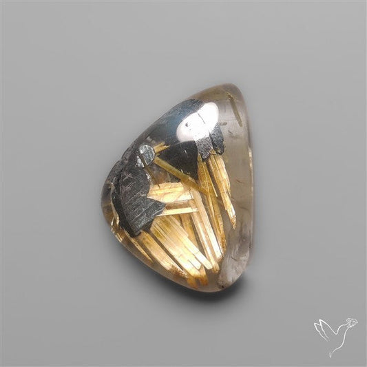 Star Golden Rutilated Quartz Cabochon