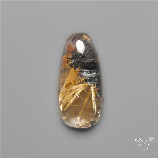 Star Golden Rutilated Quartz Cabochon
