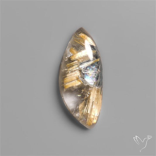 Star Golden Rutilated Quartz Cabochon