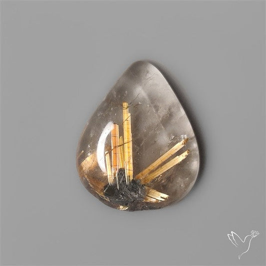 Star Golden Rutilated Quartz Cabochon