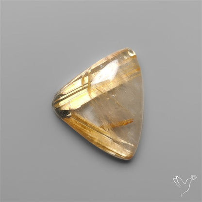 Star Golden Rutilated Quartz Cabochon