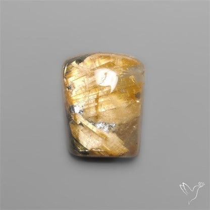 Star Golden Rutilated Quartz Cabochon