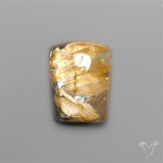 Star Golden Rutilated Quartz Cabochon