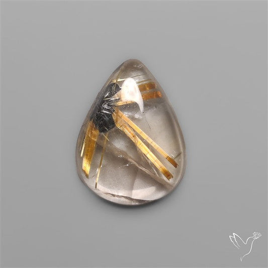 Star Golden Rutilated Quartz Cabochon