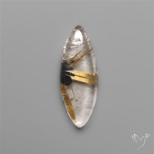 Star Golden Rutilated Quartz Cabochon