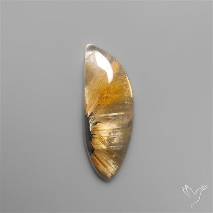 Star Golden Rutilated Quartz Cabochon