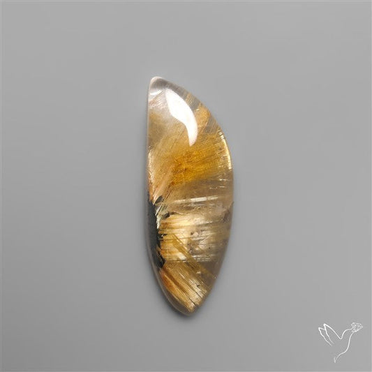 Star Golden Rutilated Quartz Cabochon
