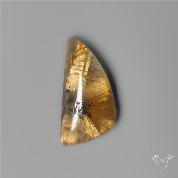 Star Golden Rutilated Quartz Cabochon