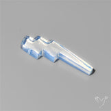 Opalite Lighting Bolt Carving