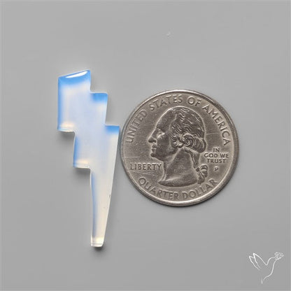 Opalite Lighting Bolt Carving