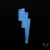 Opalite Lighting Bolt Carving