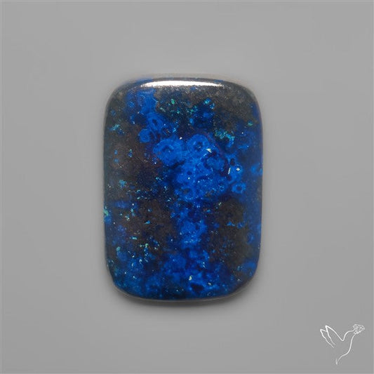 Azurite with Hematite Cabochon