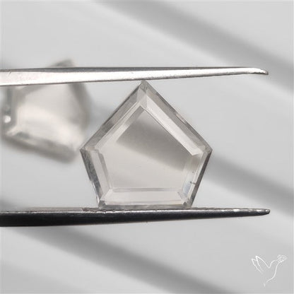 Portrait Cut Clear Himalayan Crystal Quartz Pair