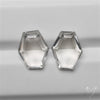 Portrait Cut Clear Himalayan Crystal Quartz Pair