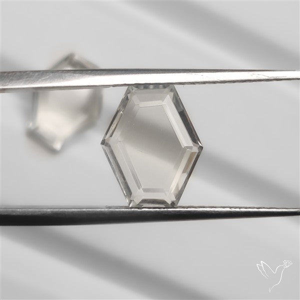 Portrait Cut Clear Himalayan Crystal Quartz Pair