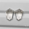 Portrait Cut Clear Himalayan Crystal Quartz Pair