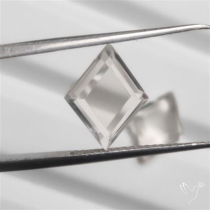 Portrait Cut Clear Himalayan Crystal Quartz Pair