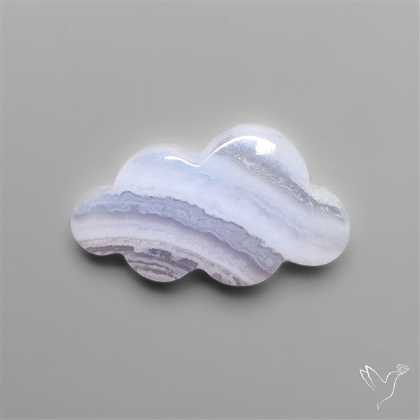 Blue Lace Agate Cloud Carving