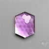 Honeycomb Cut Amethyst With Mother Of Pearl Doublet