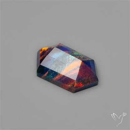 Step Cut Solid Aurora Opal