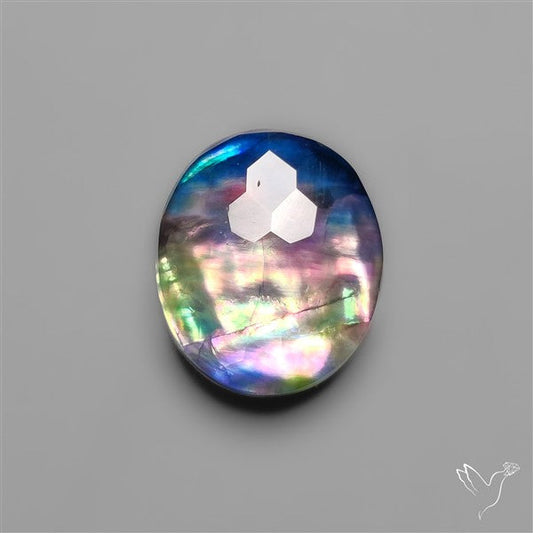 Honeycomb Cut Dichroic Glass Doublet
