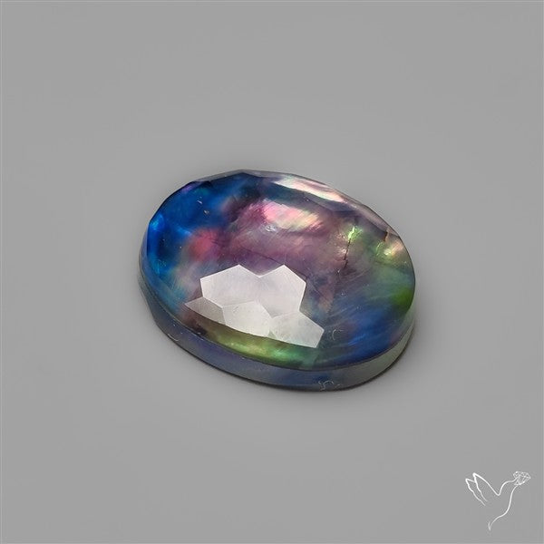 Honeycomb Cut Dichroic Glass Doublet