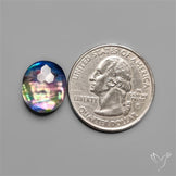 Honeycomb Cut Dichroic Glass Doublet