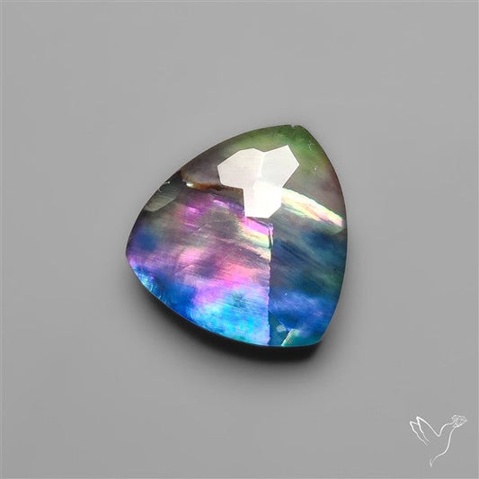 Honeycomb Cut Dichroic Glass Doublet