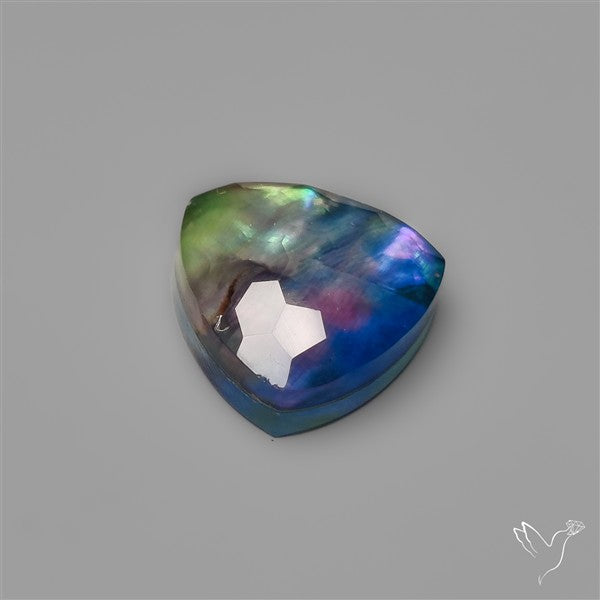 Honeycomb Cut Dichroic Glass Doublet