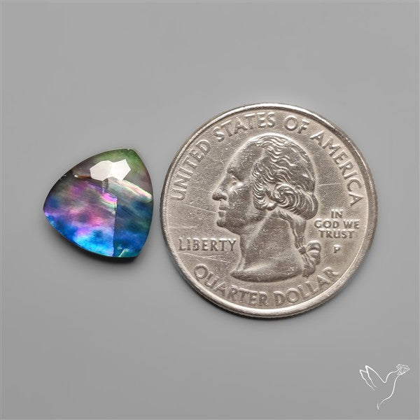 Honeycomb Cut Dichroic Glass Doublet