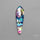 Long Rose Cut Dichroic Glass Doublet