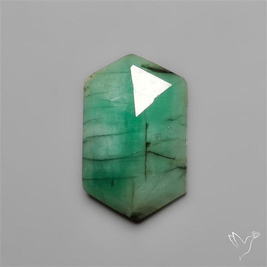 Rose Cut Emerald