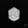 White Moonstone Mughal Carving