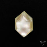 Step Cut Himalayan Quartz With Mother Of Pearl Doublet