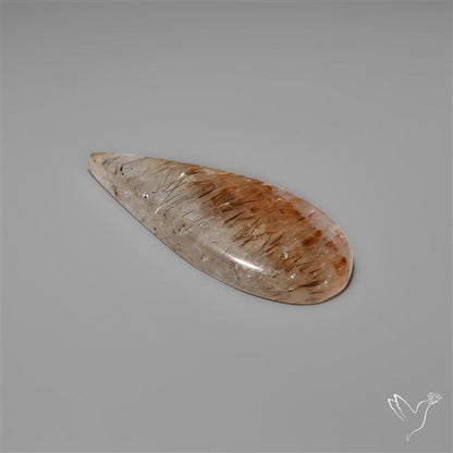 Cacoxenite In Quartz Cabochon