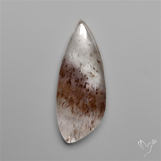 Cacoxenite In Quartz Cabochon