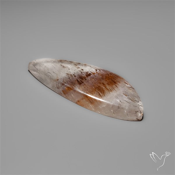 Cacoxenite In Quartz Cabochon