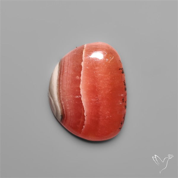 Gemmy Rhodochrosite Cabochon Deep Red