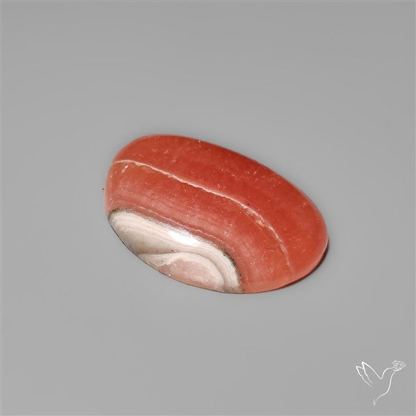 Gemmy Rhodochrosite Cabochon Deep Red