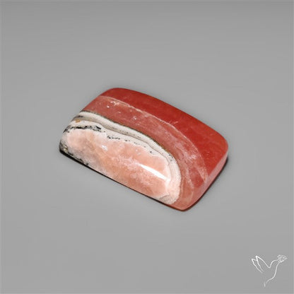 Gemmy Rhodochrosite Cabochon Deep Red