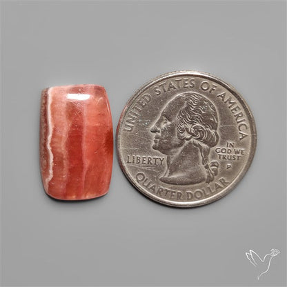 Gemmy Rhodochrosite Cabochon Deep Red