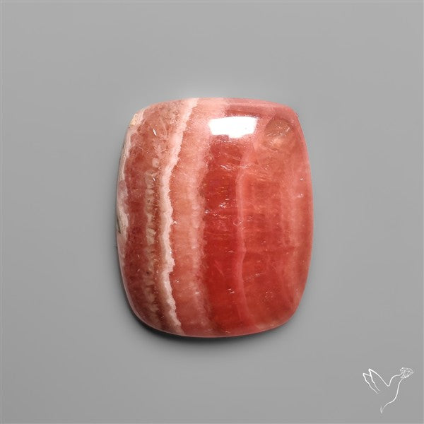 Gemmy Rhodochrosite Cabochon Deep Red