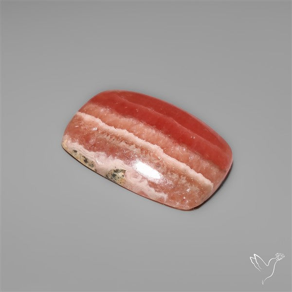 Gemmy Rhodochrosite Cabochon Deep Red