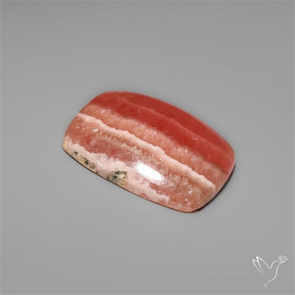 Gemmy Rhodochrosite Cabochon Deep Red