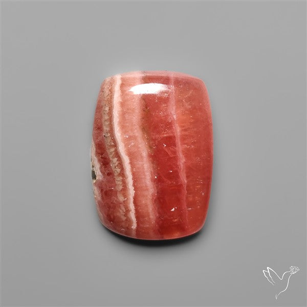Gemmy Rhodochrosite Cabochon Deep Red