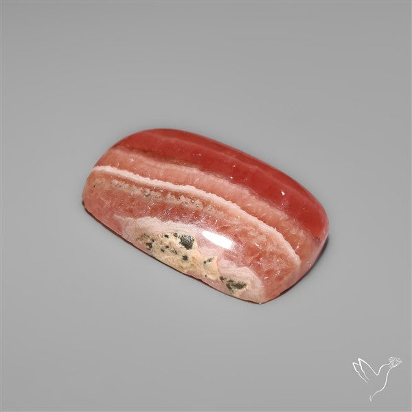 Gemmy Rhodochrosite Cabochon Deep Red