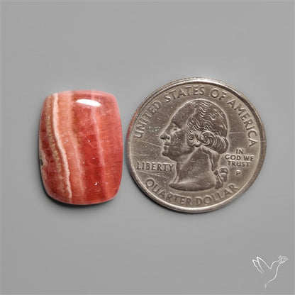 Gemmy Rhodochrosite Cabochon Deep Red