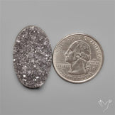 Natural Black Quartz Druzy